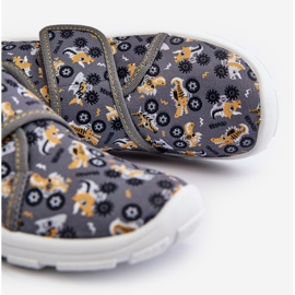 Mukavat poikien tossut tarranauhalla Befado 974Y552 Grey harmaa 2