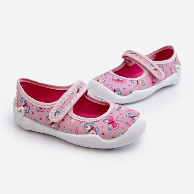 Befado Lasten Butterfly Ballerina Tossut 114X523 Pinkki vaaleanpunainen 1