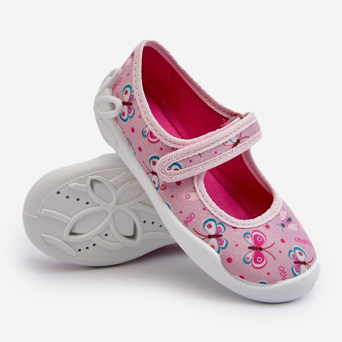Befado Lasten Butterfly Ballerina Tossut 114X523 Pinkki vaaleanpunainen 2