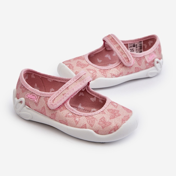 Lasten Befado Butterfly Ballerina Tossut 114X526 Pinkki vaaleanpunainen 2