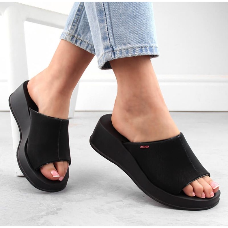 Zaxy tuoksuvat kiila sandaalit Zaxy W LL285084 INT2006B musta 1