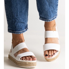 Valkoiset sandaalit Big Star LL274857 valkoinen 1