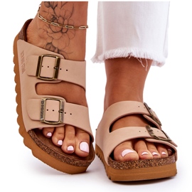 Klassiset naisten Big Star -tossut LL274478 beige 4