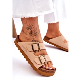 Klassiset naisten Big Star -tossut LL274478 beige 2