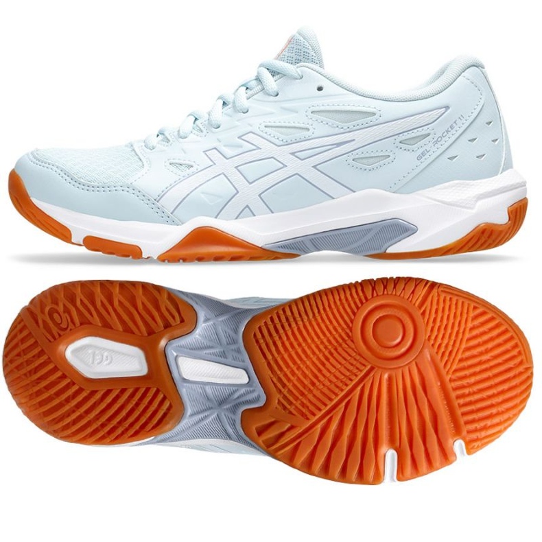 Asics Upcourt 6 W lentopallokengät 1072A093 020 sininen 1