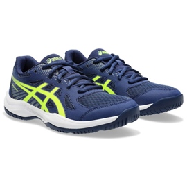 Asics Upcourt 6 Gs Jr 1074A045 400 lentopallokengät sininen 2