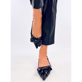 Candy Black avokorkoinen ballerina musta 1