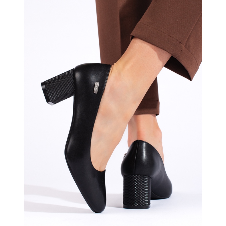 Sergio Leonen mustat naisten korkokengät 1