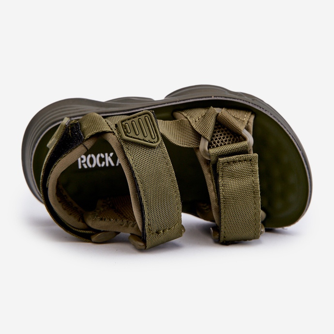 Lasten sandaalit tarrakiinnitys, vihreä Orretta 2