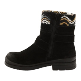 Nahkaeristetyt työntekijät Filippo 392 musta 2