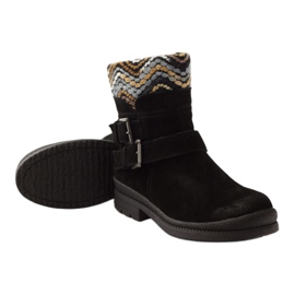 Nahkaeristetyt työntekijät Filippo 392 musta 3