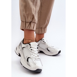 Naisten urheilukengät tennarit, valkoinen ja musta Leranea 2