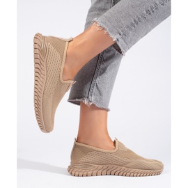 Naisten ruskeat tekstiililenkkarit 2