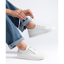 Naisten klassiset valkoiset tennarit valkoinen 1