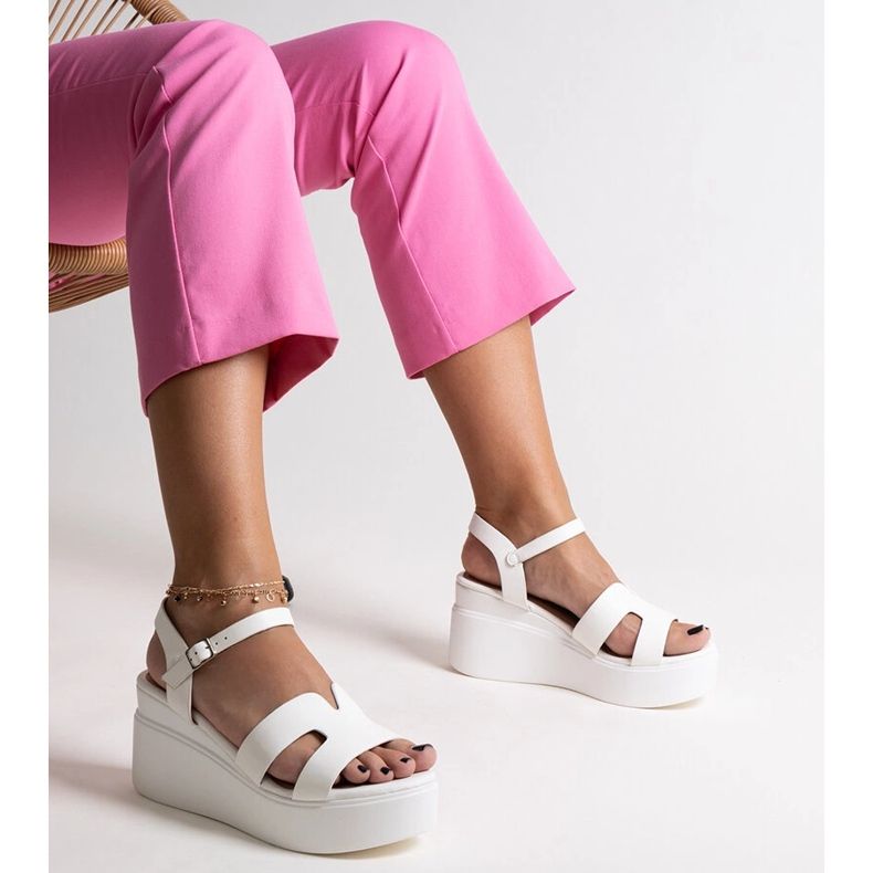 Reema valkoiset kiila sandaalit valkoinen 1