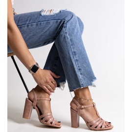 Mikaiin vaaleanpunaiset korkokengät vaaleanpunainen 1