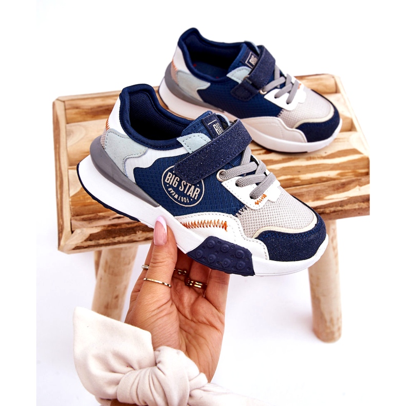 Lasten lenkkarit Memory Foam System Big Star LL374225 Navy Blue sininen 3