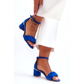 Seastar Essenza Blue Suede punottu sandaalit sininen 3