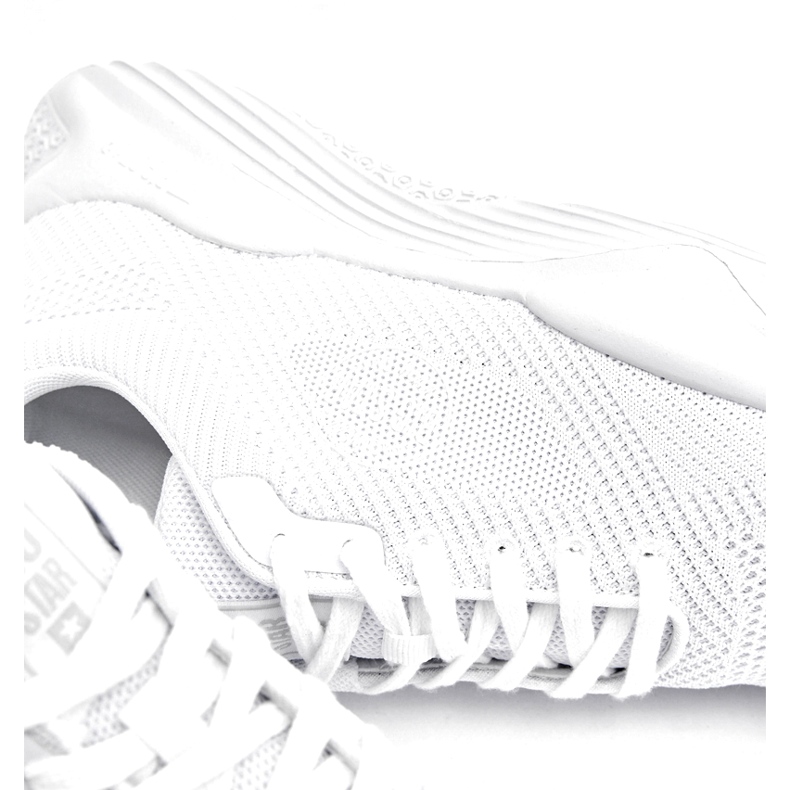 Miesten urheilun lenkkarit Memory Foam Big Star LL174247 White valkoinen 2