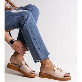 Beiget varvastossut koristeellisella Jinan-soljella 1