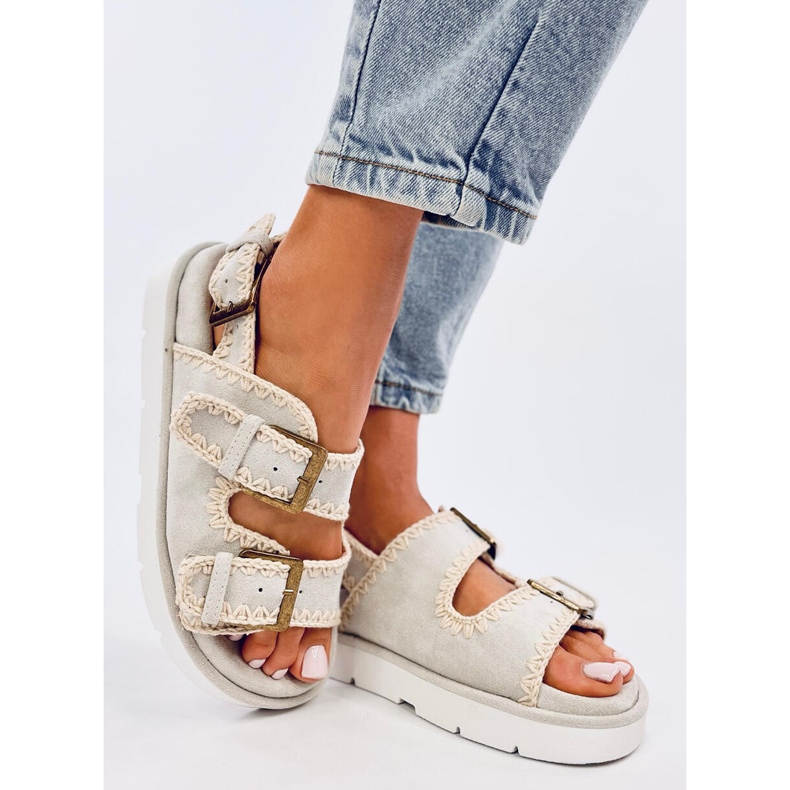 Badey Grey alustasandaalit harmaa 2