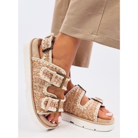 Badey Khaki alustasandaalit beige 2