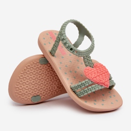 Lasten sandaalit sydämellä 81997 Ipanema My First Baby Green vihreä 1