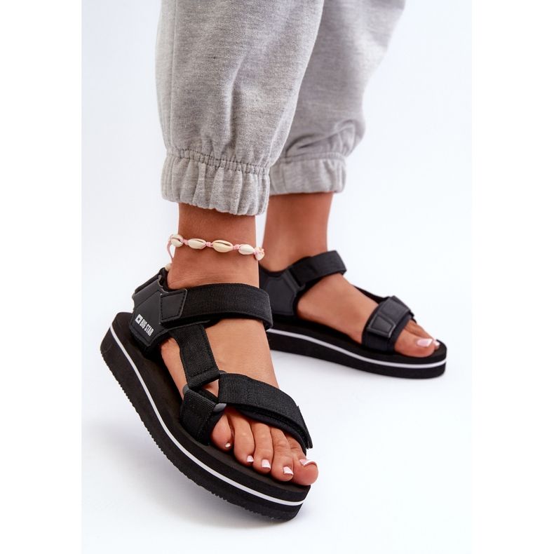 Naisten Platform Sandaalit Big Star NN274A532 Musta 2