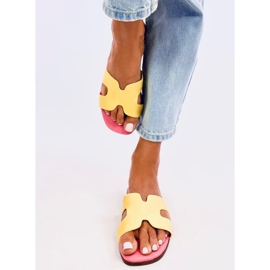 Kalani Keltaiset naisten tossut keltainen 2