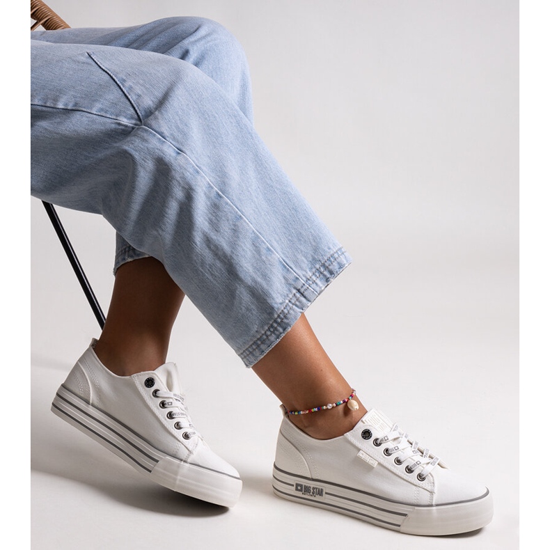 Valkoiset lenkkarit Big Star KK274012 valkoinen 1