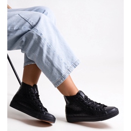 Bez marki Mustat korkeat Madala harjakattoiset lenkkarit 1