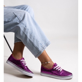 Merri pinkit kiiltävät lenkkarit vaaleanpunainen 1