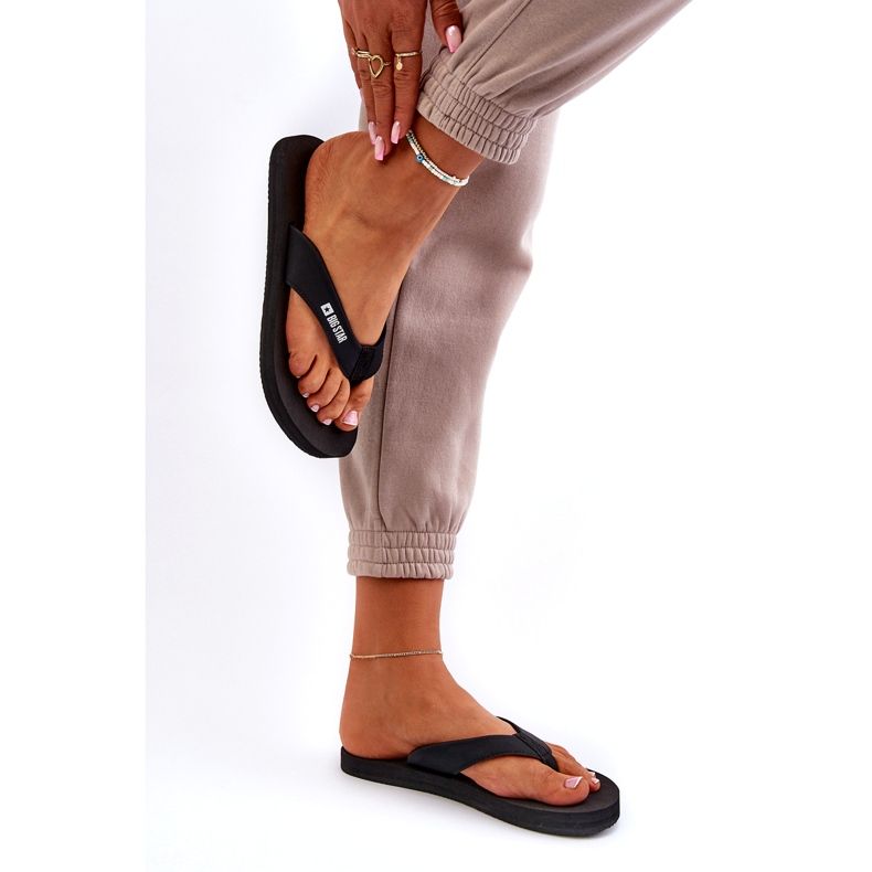 Kevyet naisten vaahtovarvastossut Big Star NN274A718 Musta 3