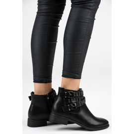 Seastar Mustat Chelsea-saappaat soljilla 1