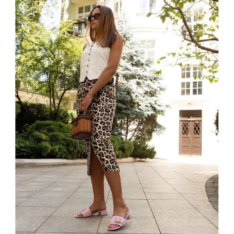 Pink Cantara matalakorkoiset muulit vaaleanpunainen 1