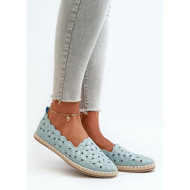 Naisten siniset Vennicen kukkakengät sininen 1