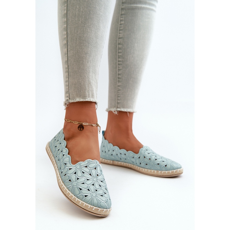 Naisten siniset Vennicen kukkakengät sininen 2