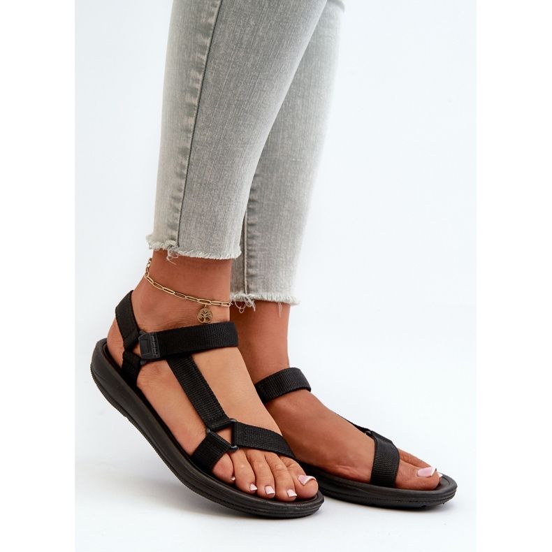 Naisten Urheilusandaalit Tarranauhalla Musta Vilari 1