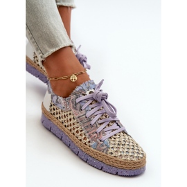 Naisten nahkakengät Maciejka 05897-05 Purppura violetti 2