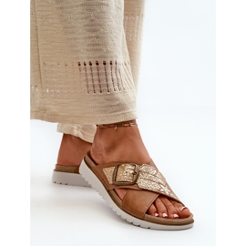 Mukavat naisten varvastossut soljella Inblu CN000032 Camel ruskea 6