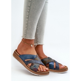 Mukavat vaaleat naisten varvastossut Inblu GS000052 tummansininen 2