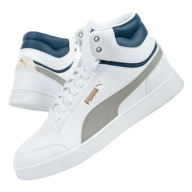 Puma Shuffle Mid W -kengät 380748 15 valkoinen 1