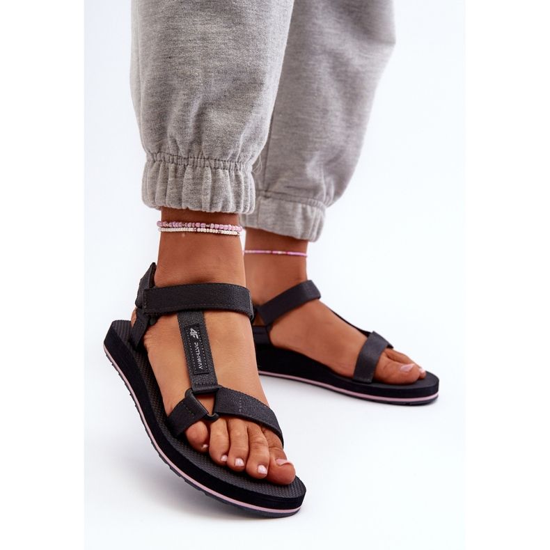 Naisten urheilusandaalit 4FRSS24FSANF054-23S Tummanharmaa 2