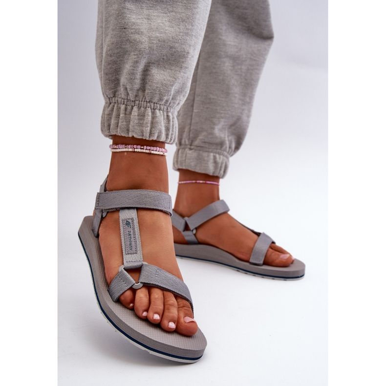 Naisten urheilusandaalit 4FRSS24FSANF054-20S Harmaa 2