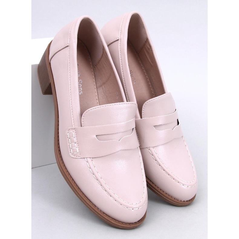 Sylvai Beige leveäkorkoiset pumput 1