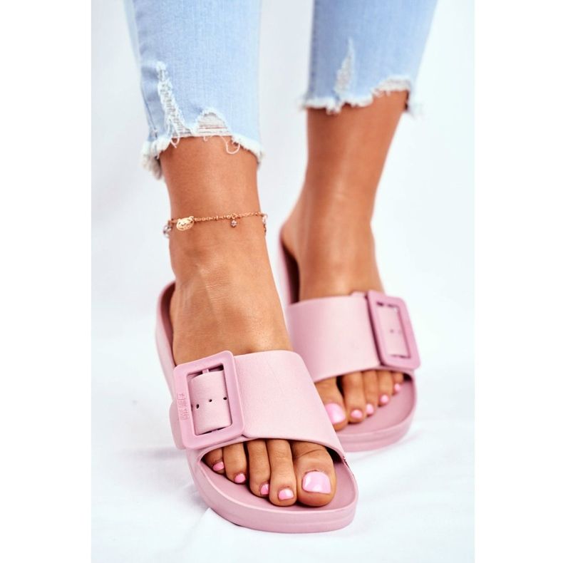 Naisten tossut Big Star soljella Pinkki FF274A387 vaaleanpunainen 3