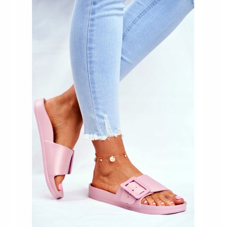 Naisten tossut Big Star soljella Pinkki FF274A387 vaaleanpunainen 2