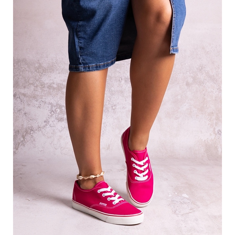 Vaaleanpunaiset klassiset Erla-lenkkarit vaaleanpunainen 1