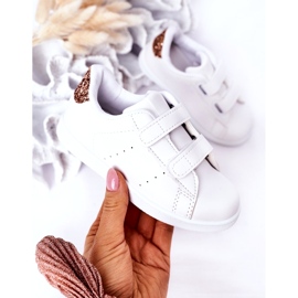 Lasten valkoiset ja kultaiset lenkkarit valkoinen 2