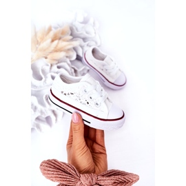 Lasten tennarit pitsillä, valkoinen 3